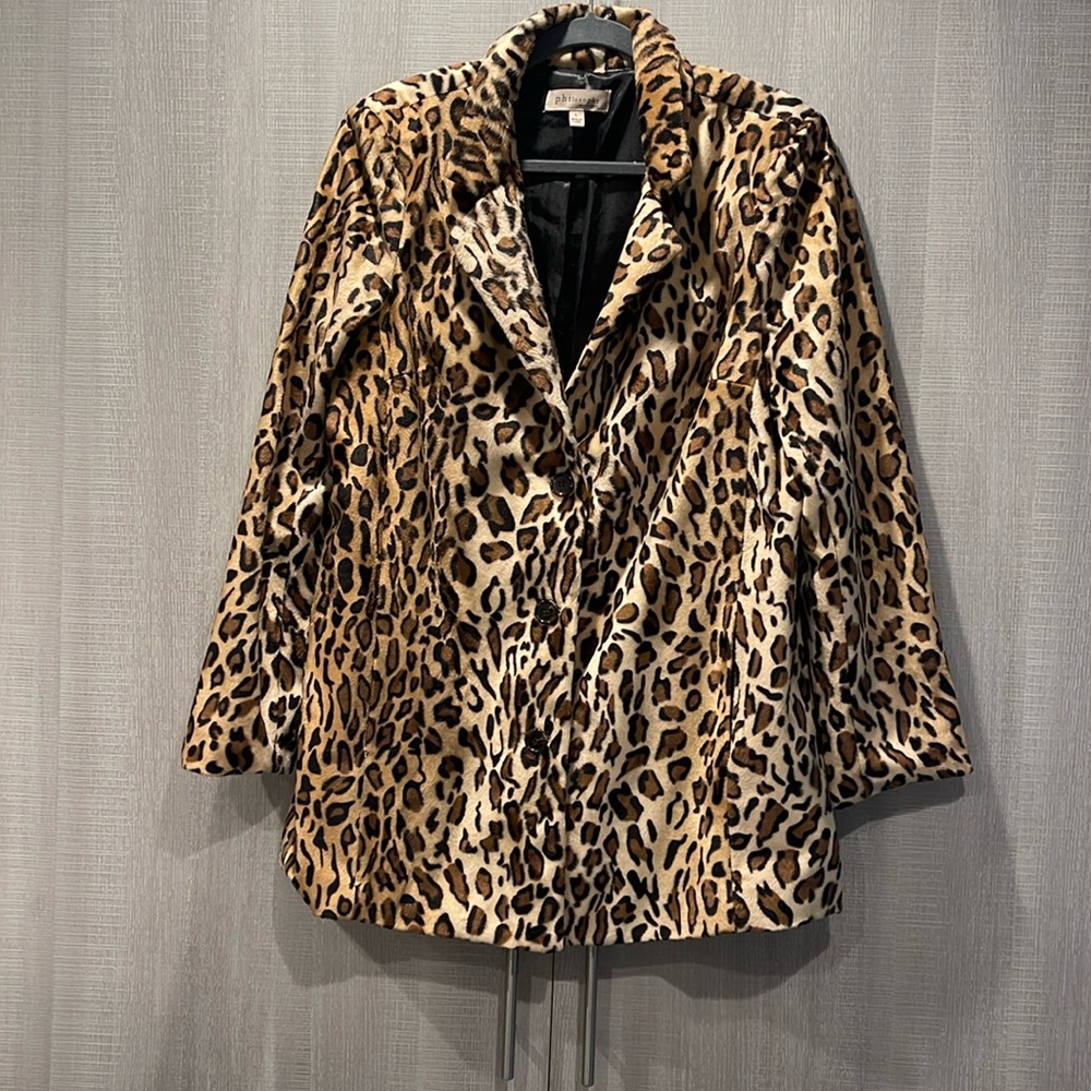 Philosophy leopard blazer size Large